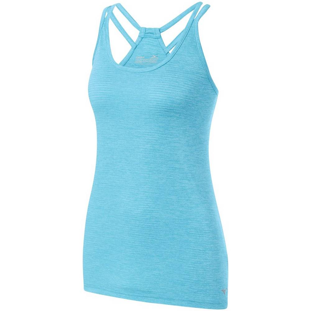 Mizuno Women's Lyra Tank Top Blue Turquoise (421665-EGH)